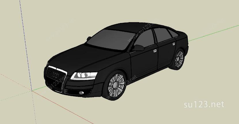 奥迪新A6SU模型下载草图大师sketchup模型