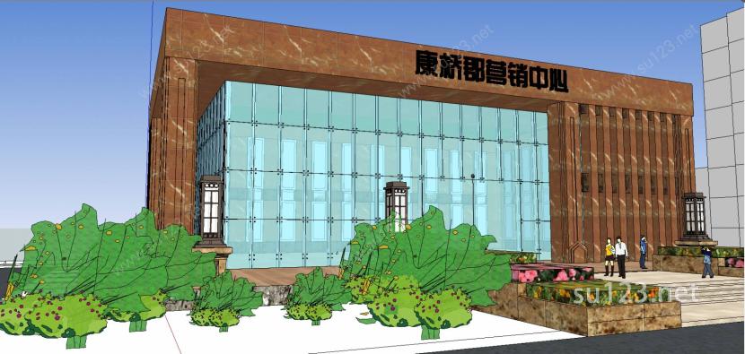 售 楼 处1SU模型下载草图大师sketchup模型