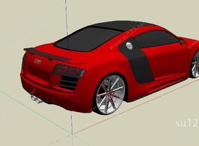 奥迪R8概念型汽车SU模型