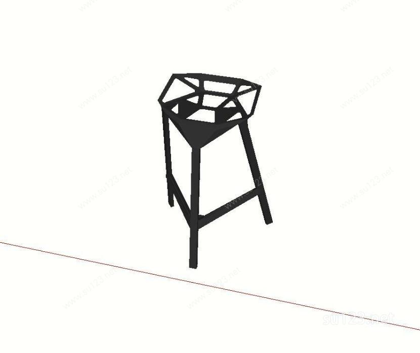 创意椅子凳子异性SU模型下载草图大师sketchup模型