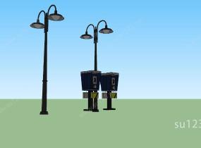 城市家具-路灯SU模型