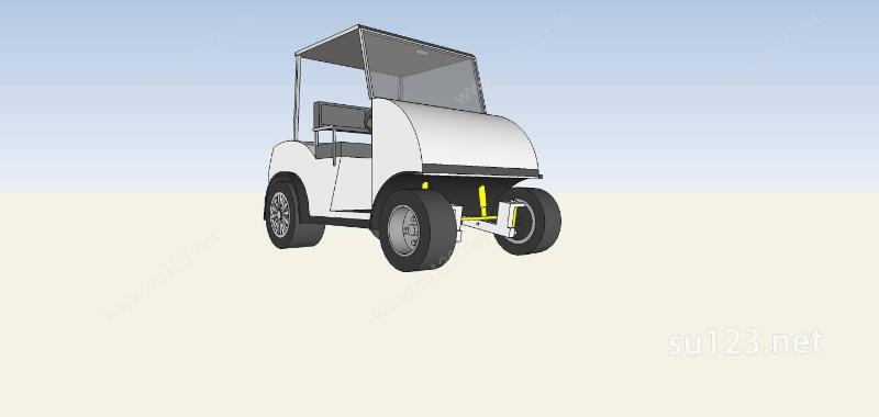 交通工具-游览车SU模型