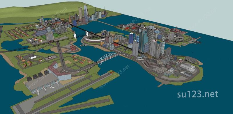 城市规划模型SU模型