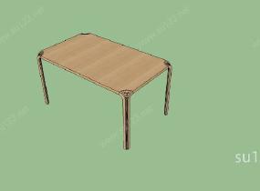 室内家具-桌子SU模型