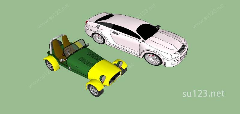 交通工具-汽车SU模型