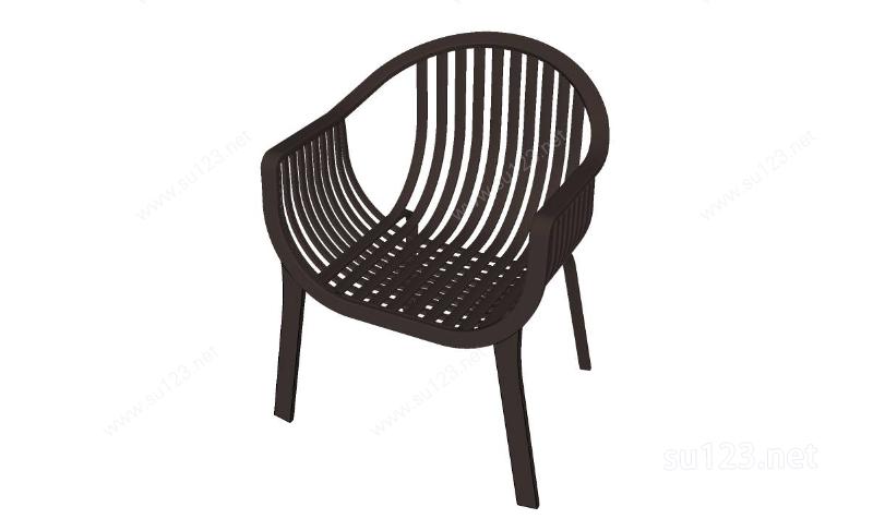家具设计——椅子6SU模型