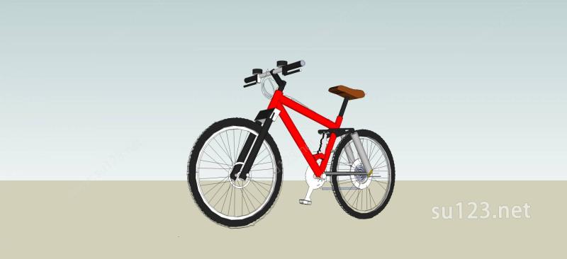 自行车SU模型下载草图大师sketchup模型