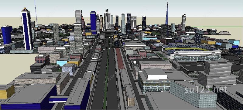城市规划 模型2SU模型
