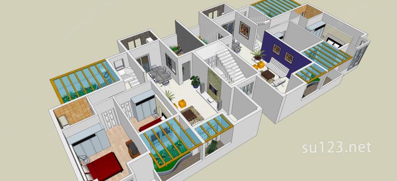 住宅室内模型SU模型