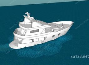 轮船SU模型