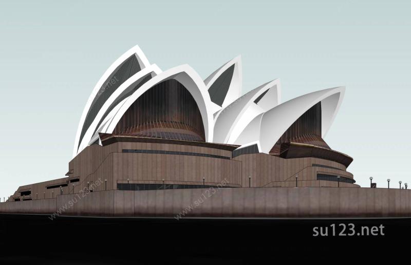 悉尼歌剧院SU模型