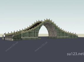 石桥SU模型