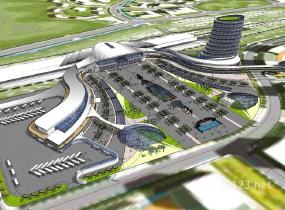 宣城某火车站规划建筑模型方案SU模型