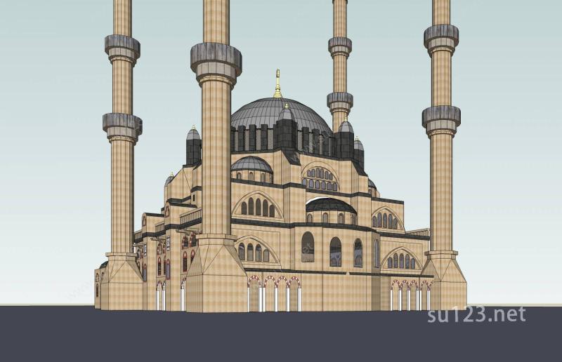 塞利米耶清真寺SU模型