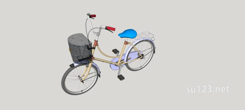 自行车SU模型