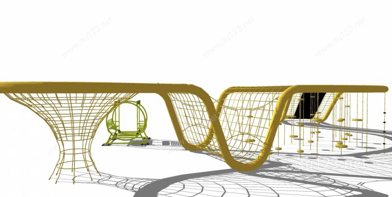 儿童景观游乐设施公园47SU模型下载草图大师sketchup模型