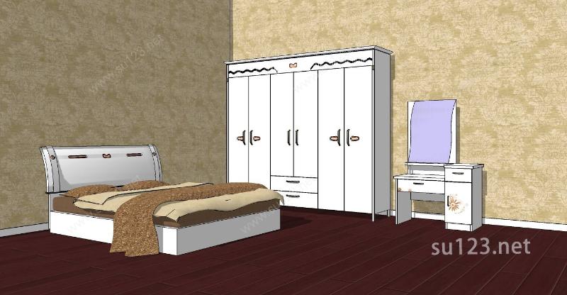 室内-卧室SU模型