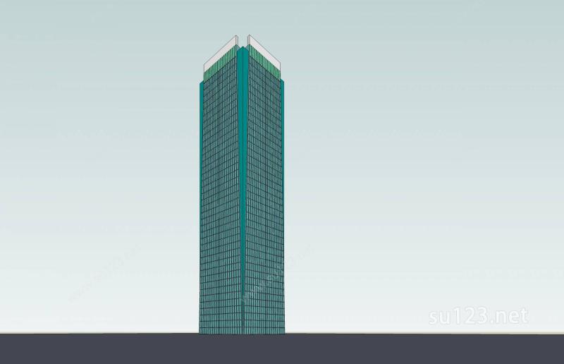 民生银行大厦SU模型