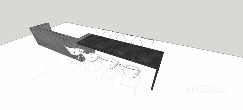 室外桌椅SU模型下载草图大师sketchup模型