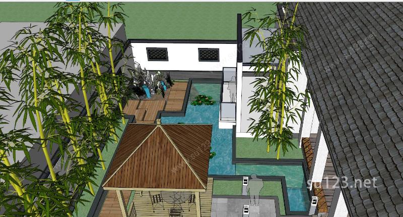别墅设计方案1SU模型