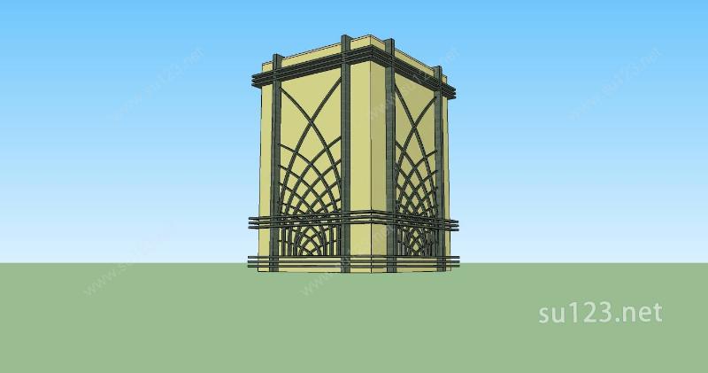 建筑构件-壁灯SU模型
