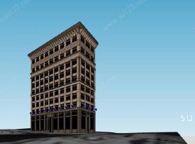 联邦银行大楼SU模型