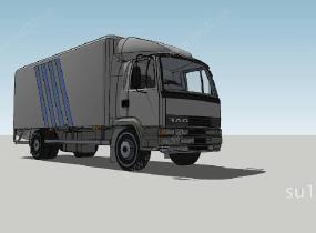 运输工具-货车SU模型