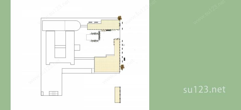 新古典风格酒店SU模型下载草图大师sketchup模型