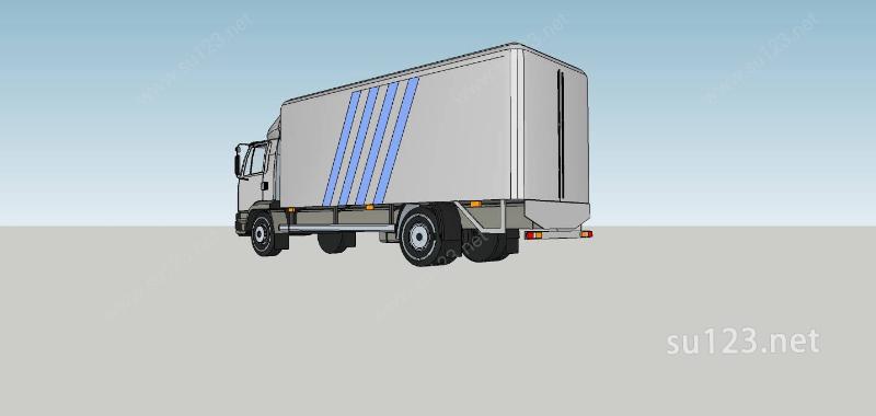 运输工具-货车SU模型下载草图大师sketchup模型