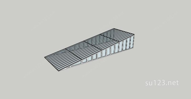 建筑构件-车库入口SU模型