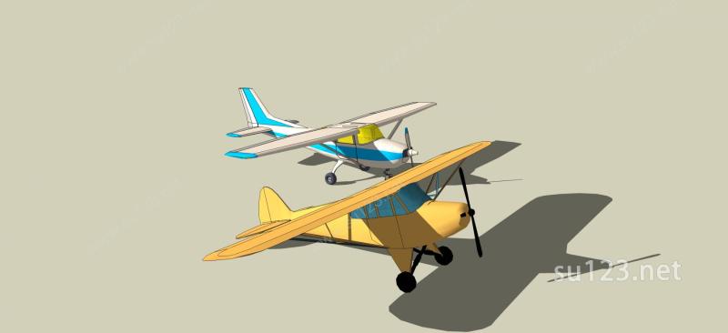 飞机模型SU模型