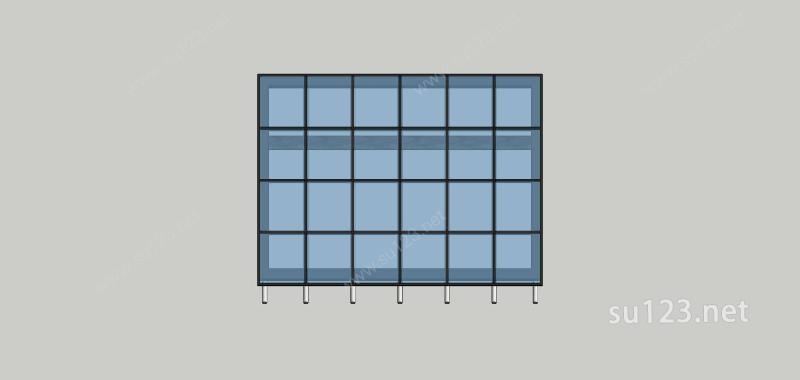 建筑构件-雨棚SU模型下载草图大师sketchup模型