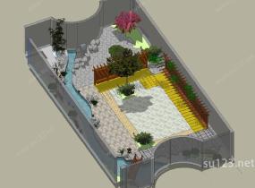 庭院景观SU模型