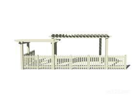 竹篱笆木栅栏 (158)SU模型