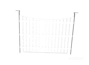 竹篱笆木栅栏 (95)SU模型