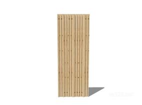 竹篱笆木栅栏 (127)SU模型