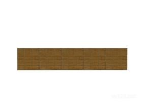 竹篱笆木栅栏 (145)SU模型