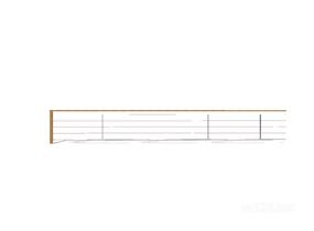 竹篱笆木栅栏 (96)SU模型