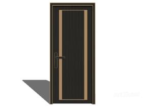 新中式卧室门门扇9 (5)SU模型