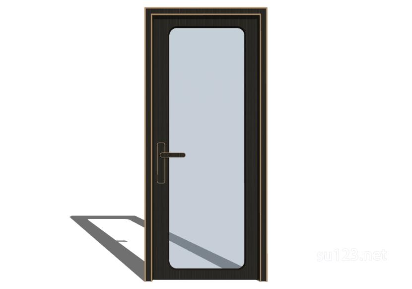 新中式卧室门门扇9 (4)SU模型草图大师sketchup模型