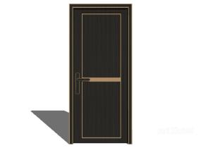 新中式卧室门门扇9 (2)SU模型