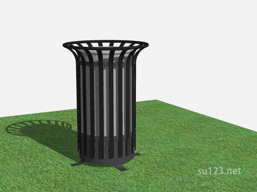 垃圾桶 (7)SU模型
