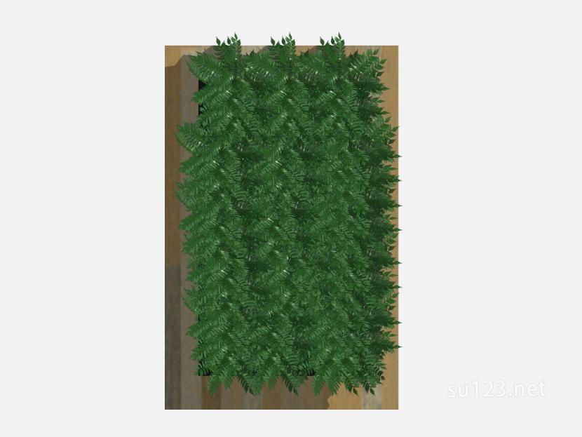 花墙绿植墙植物墙 (35)SU模型草图大师sketchup模型