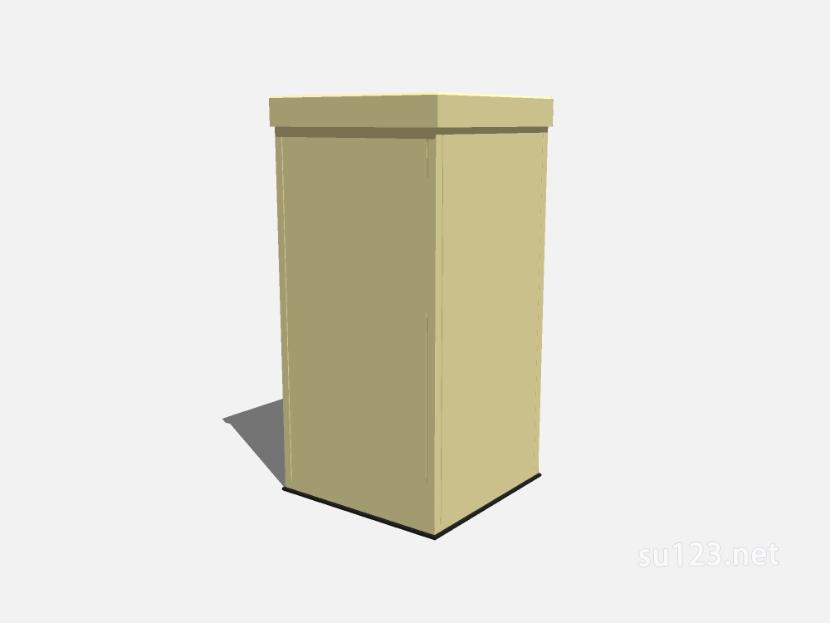 垃圾桶 (28)SU模型草图大师sketchup模型