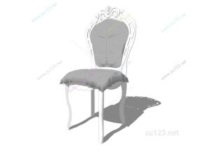 无扶手椅子036SU模型
