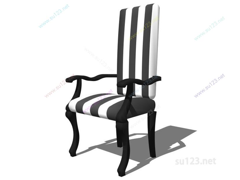 扶手椅086SU模型