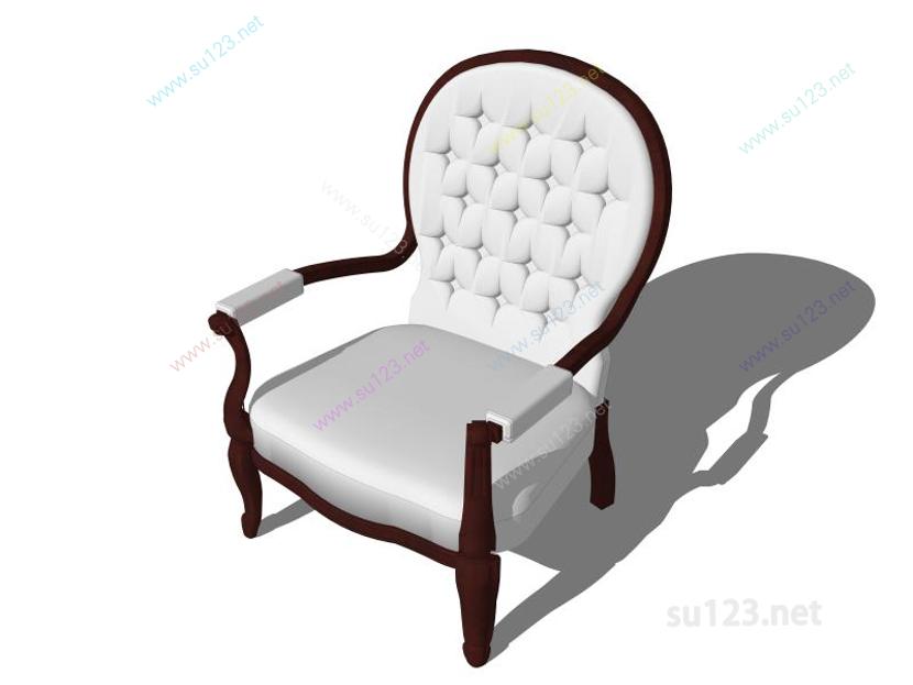 扶手椅001SU模型