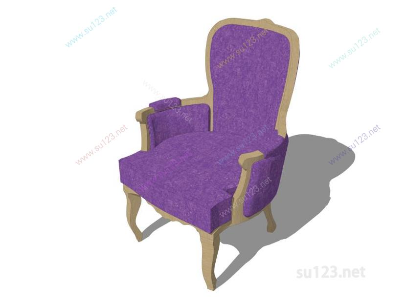 扶手椅041SU模型