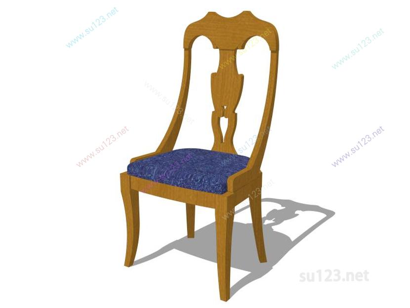 无扶手椅子049SU模型