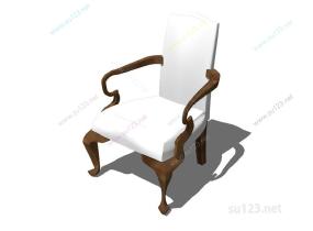 扶手椅048SU模型